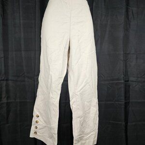 Crosby Slack-Style Flare-Leg Capri Pants Women's 10 M (Brown)